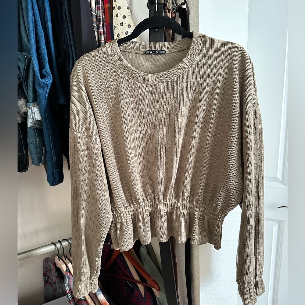 Zara long sleeve top